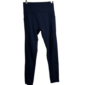 Neleus Women's Navy Leggings